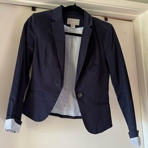 Navy blue blazer